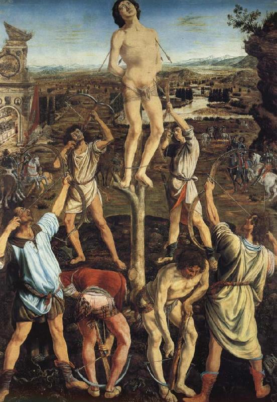 Pollaiuolo, Piero The Martydom of Saint Sebastian Germany oil painting art